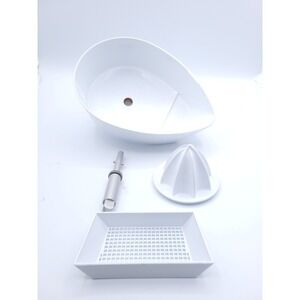 KitchenAid Citrus Juicer Stand Mixer Attachment White Plastic Lightly Used